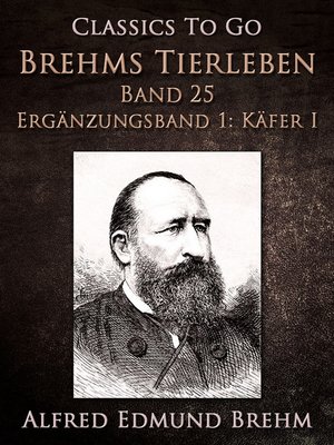 cover image of Brehms Tierleben. Band 25. Ergänzungsband 1